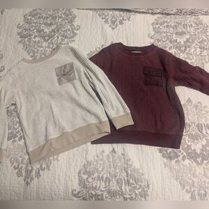 Two 4T Old Navy Waffle Henleys